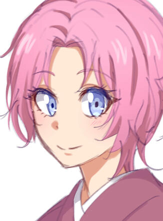 Colored Sketch + Bust-up